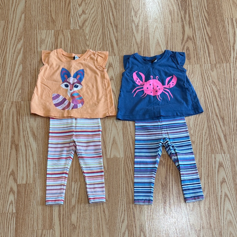 Tea Collection Vibrant Tee and Leggings